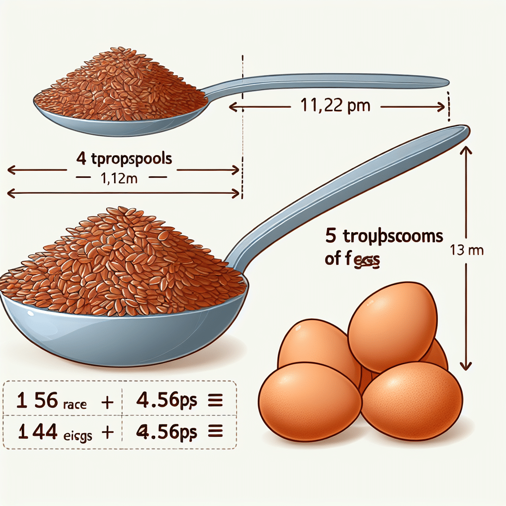 How Many Eggs Is 4 Tablespoons Of Flax?