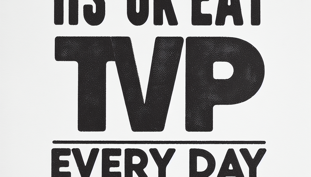 Is It Ok To Eat TVP Every Day?