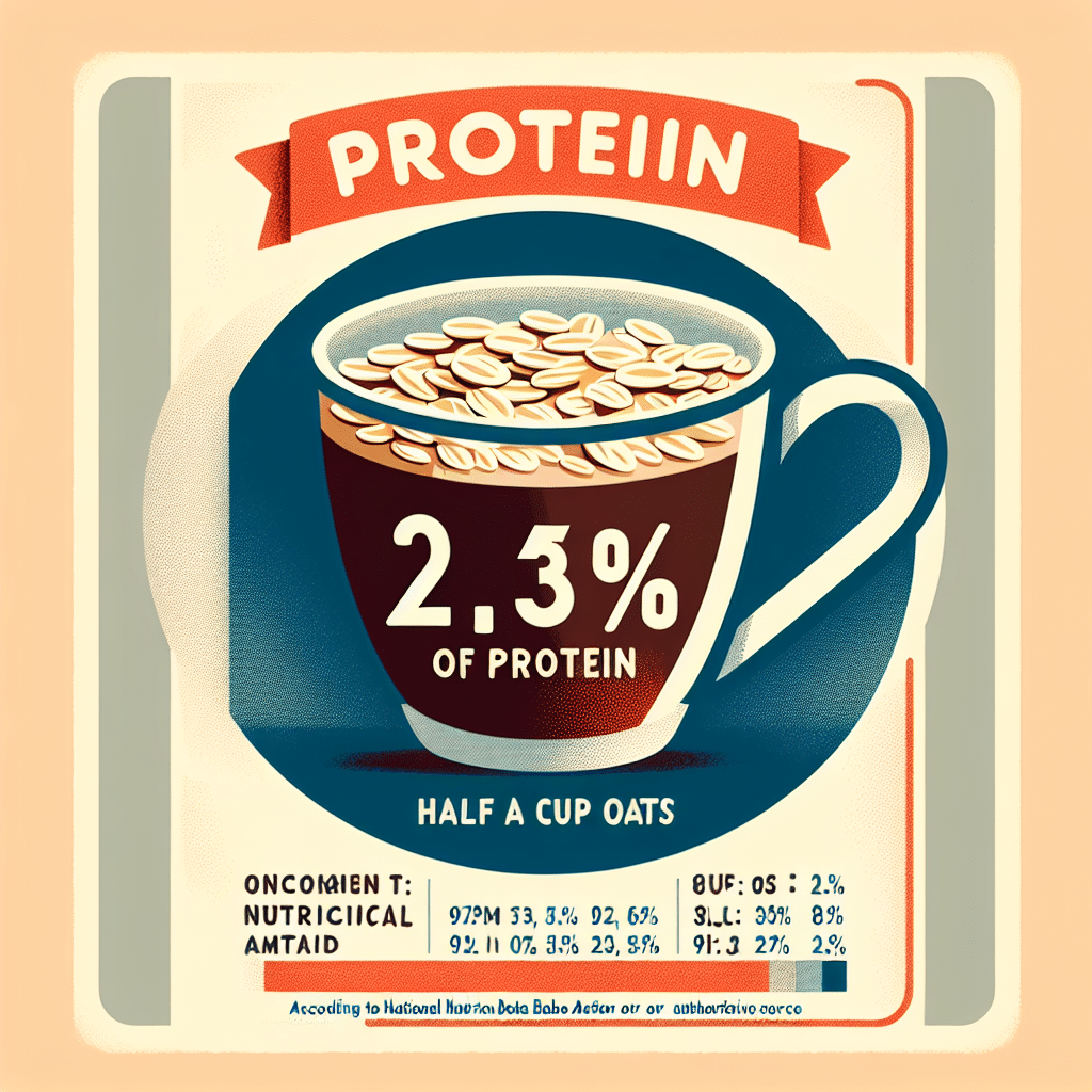 How Much Protein Does 1/2 Cup Of Oats Have?