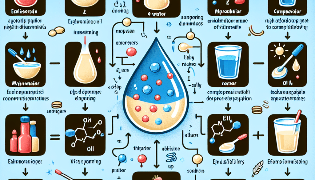 What are emulsifiers and when are they used in food processing?