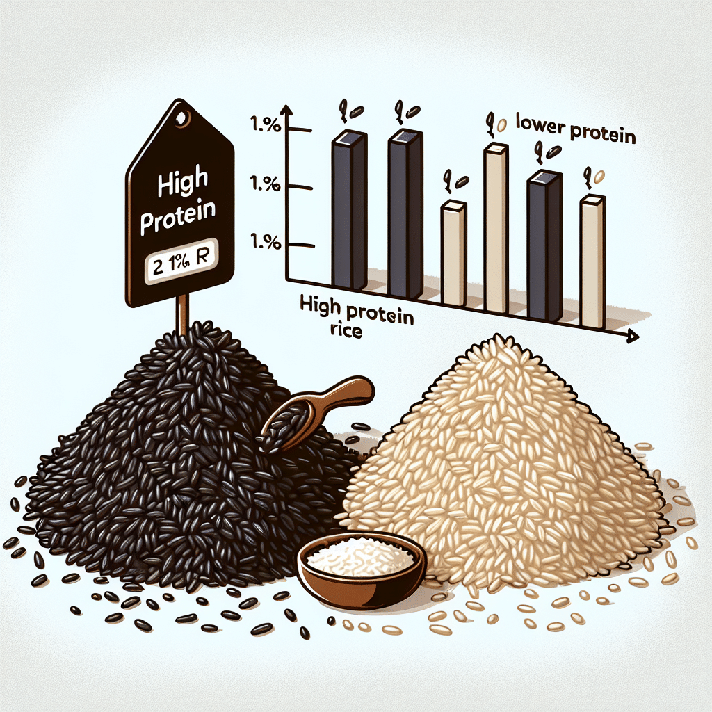 Содержит ли черный рис больше белка, чем белый рис? -ETпротеин