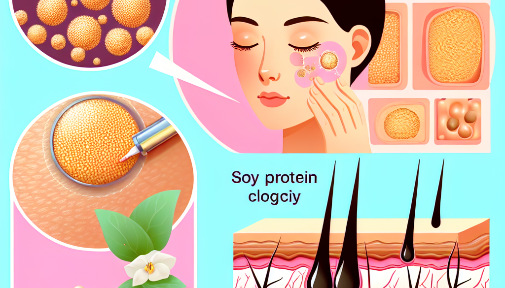 Is Soy Protein Pore Clogging?