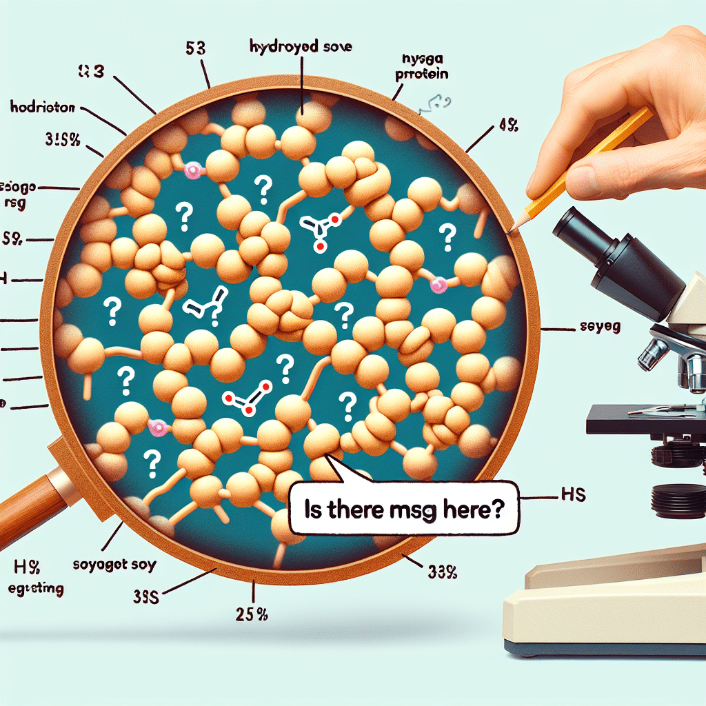 Is There Msg In Hydrolyzed Soy Protein?