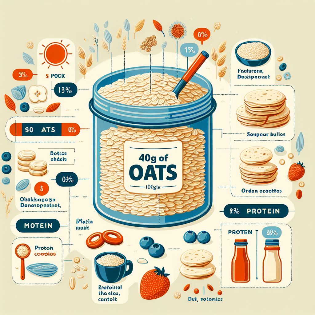 How Much Protein Is In 40g Of Oats?