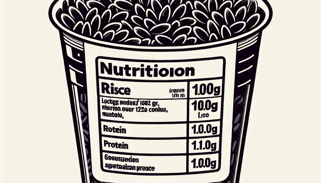 How much protein is in 100g of cooked black rice?