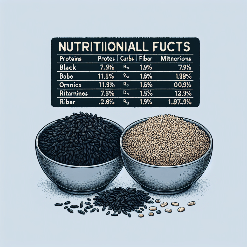 Which is healthier black rice or quinoa?