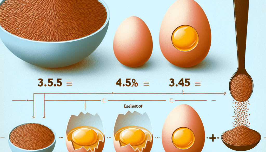 How Many Eggs Is 4 Tablespoons Of Flax?