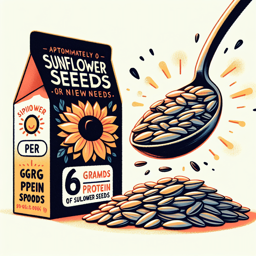 How Much Protein Is In A Spoon Of Sunflower Seeds?