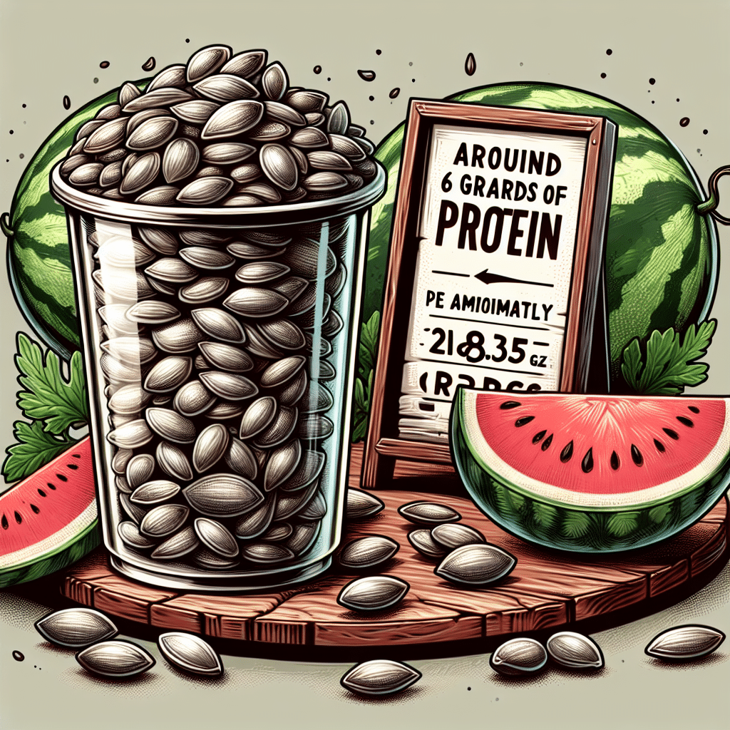 How Much Protein Is In A Cup Of Watermelon Seeds?