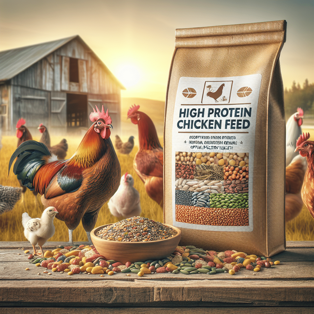 High Protein Chicken Feed: Supporting Optimal Poultry Health