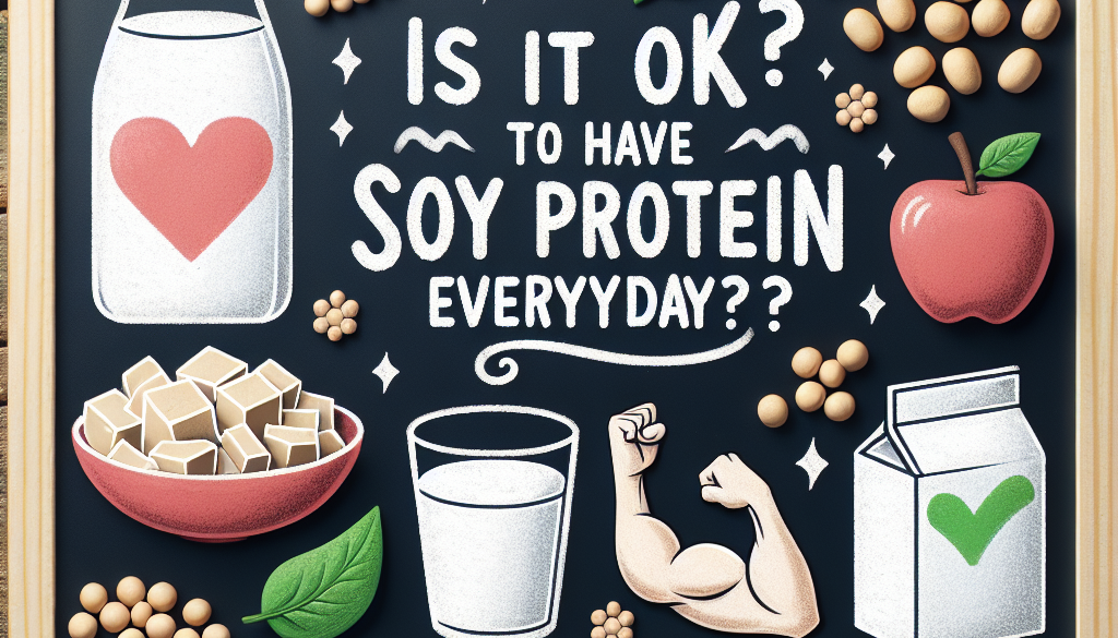 Is It Ok To Have Soy Protein Everyday?