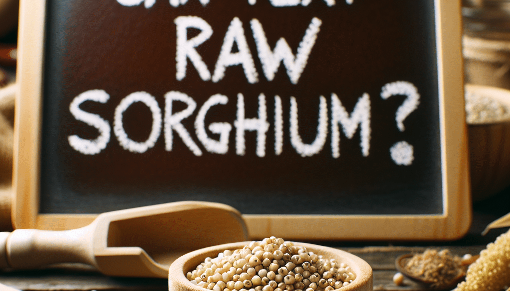 Can You Eat Raw Sorghum?