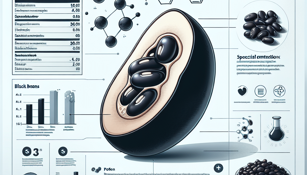 How much ergothioneine is in black beans?