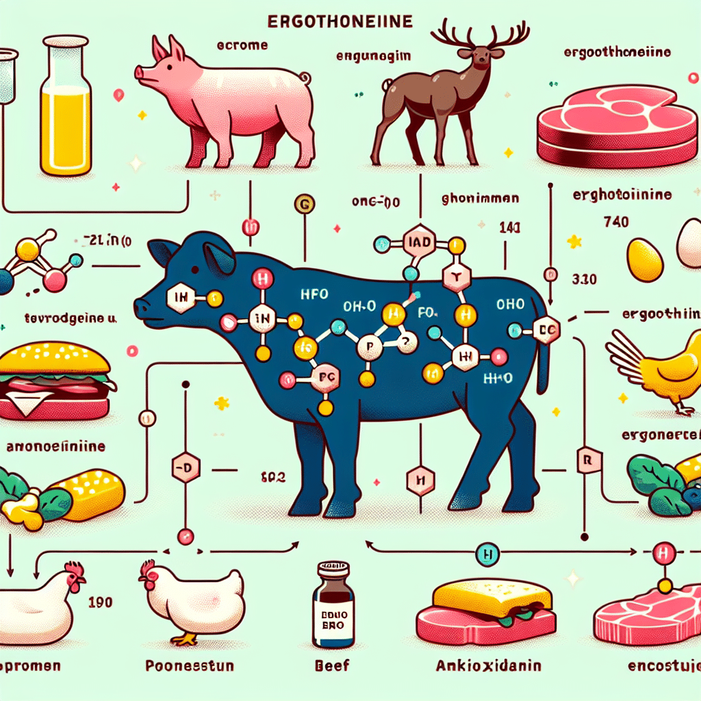 ls ergothioneine found in meat?