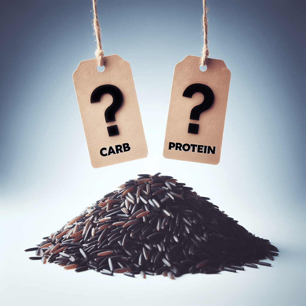 Is black rice a carb or protein?