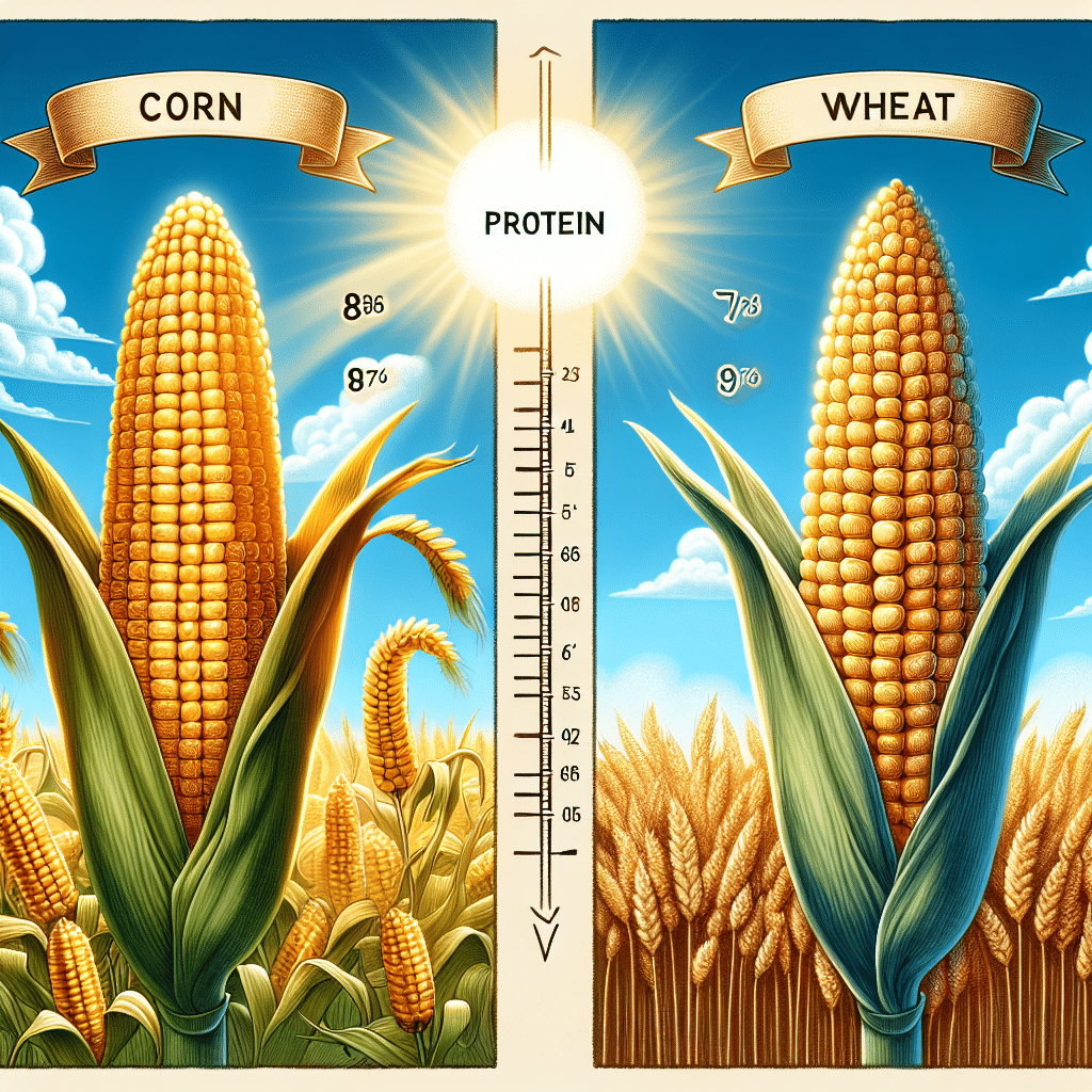 В чем больше белка: кукуруза или пшеница? -ETпротеин