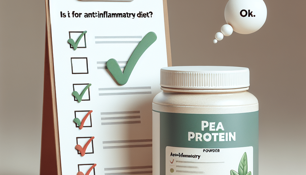 Is Pea Protein Ok For Anti Inflammatory Diet?