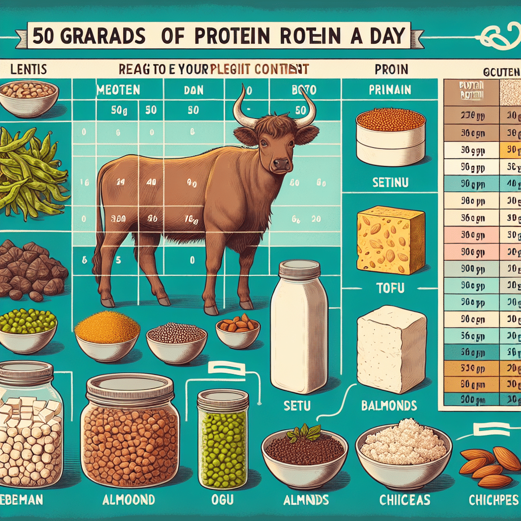 How Can Vegetarians Eat 50 Grams Of Protein A Day?