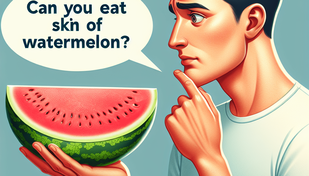 Can You Eat Skin Of Watermelon?