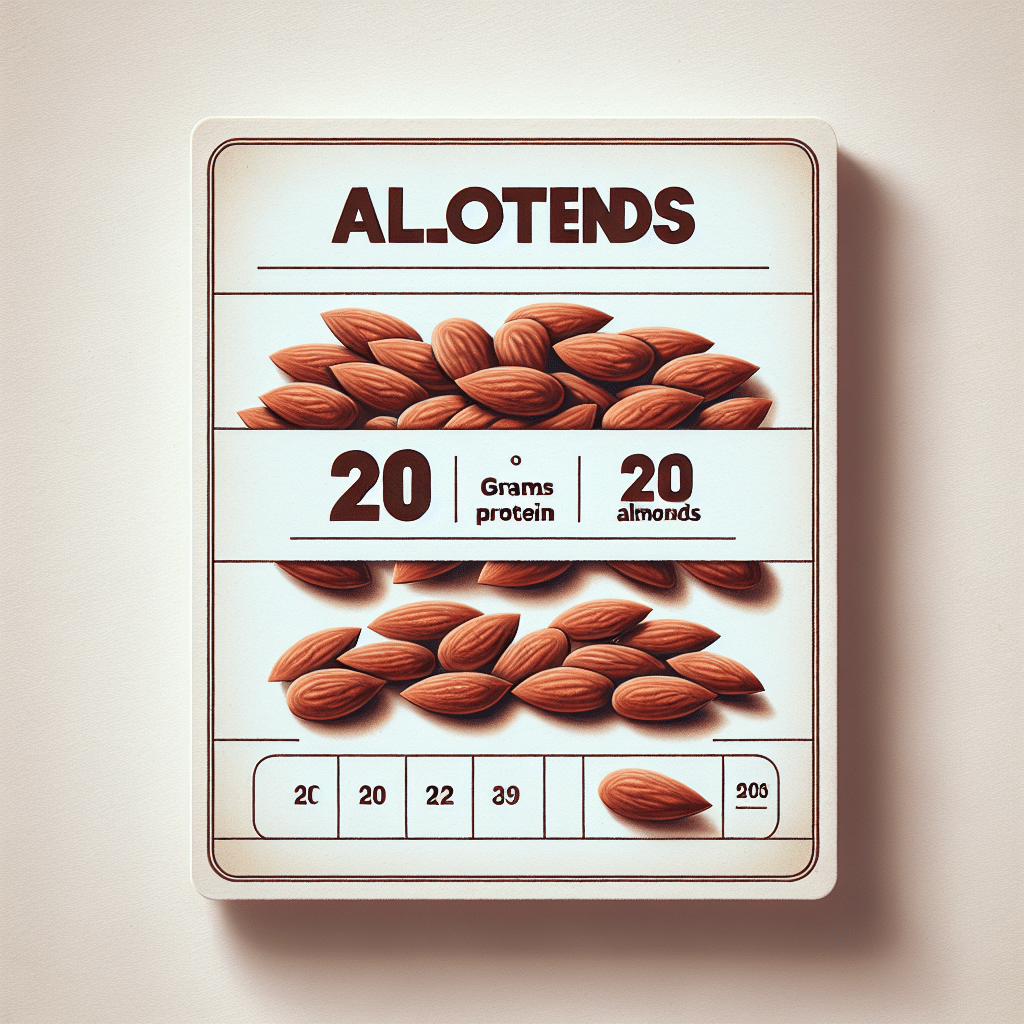 How Much Protein Is In 20 Almonds?