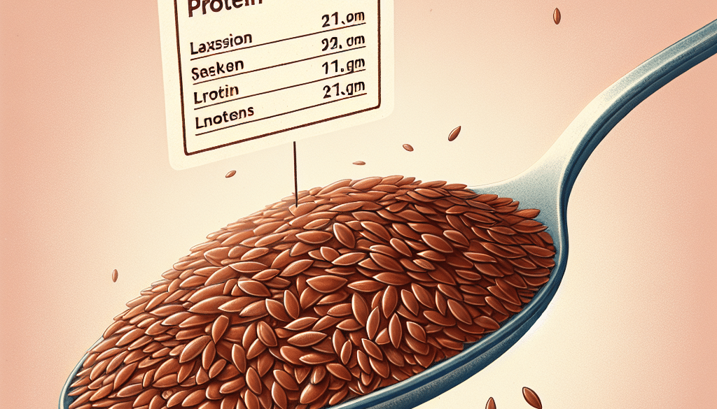 How Much Protein Is In A Spoon Of Flaxseed?