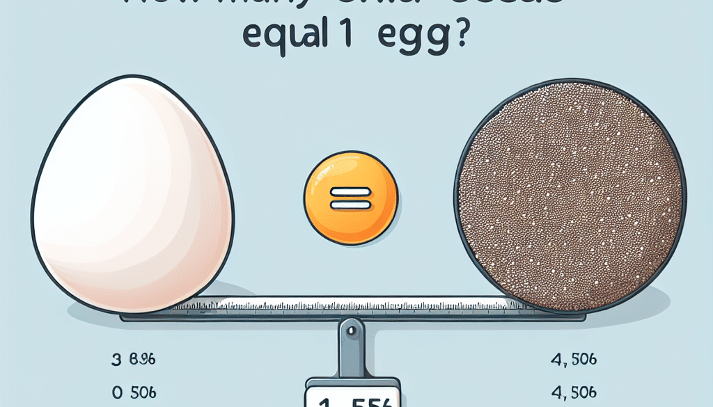 How Many Chia Seeds Equal 1 Egg?