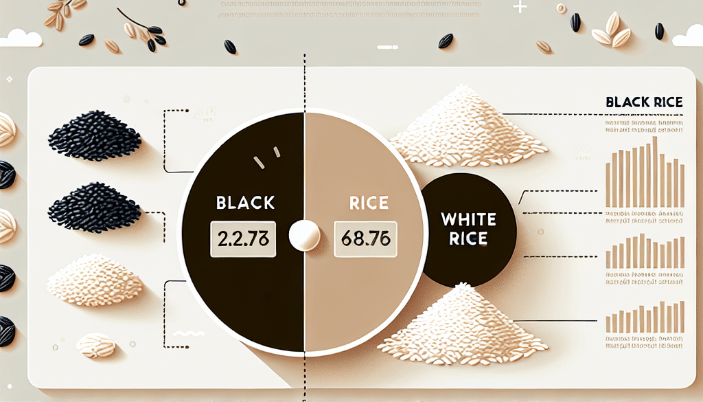 Does black rice have more protein than white rice?