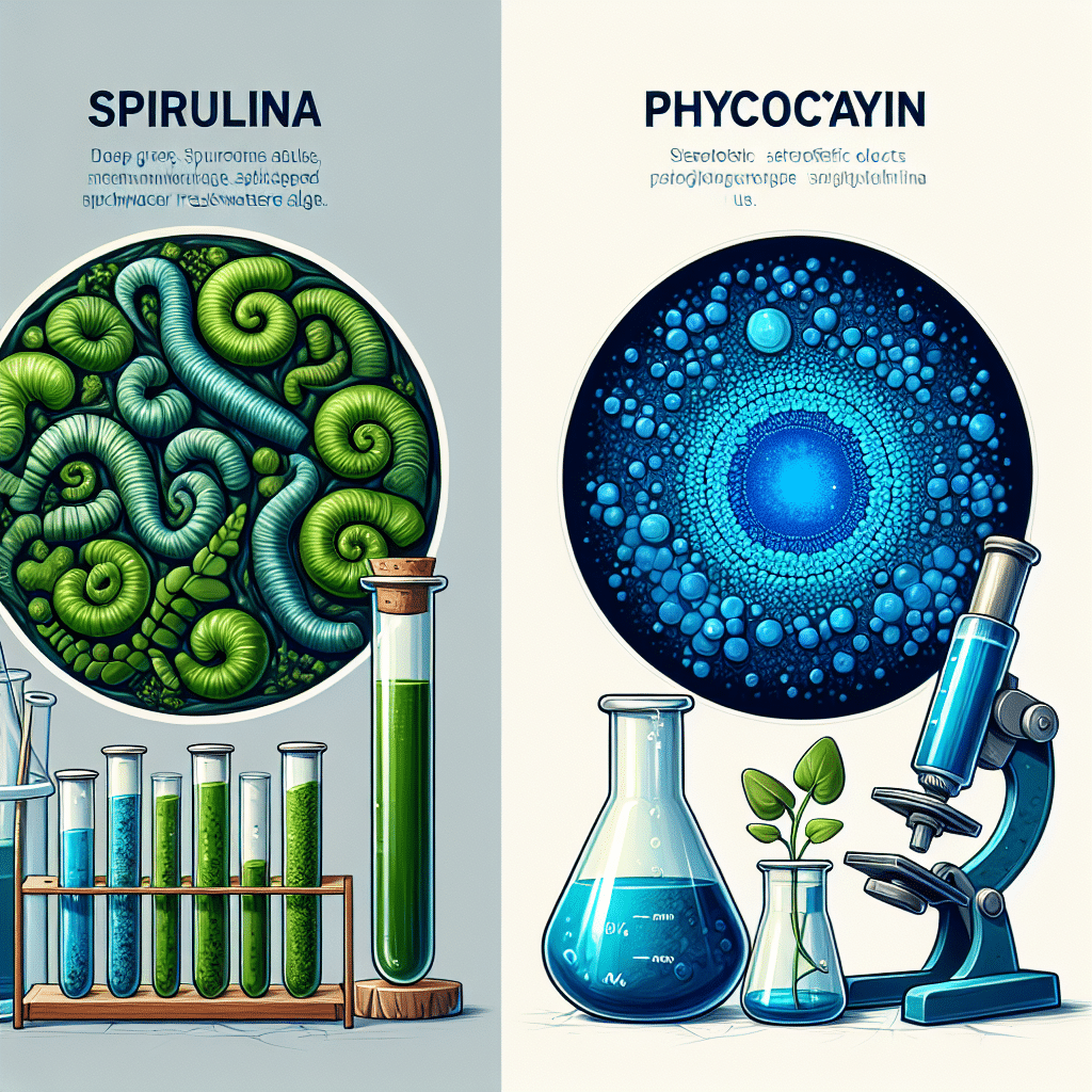 What Is The Difference Between Spirulina And Phycocyanin?