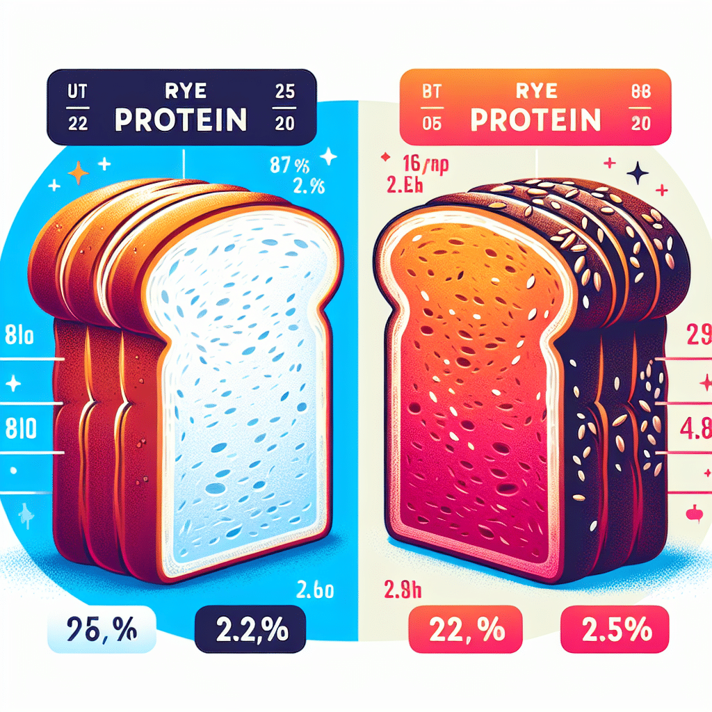 Содержит ли ржаной хлеб больше белка, чем белый хлеб? -ETпротеин