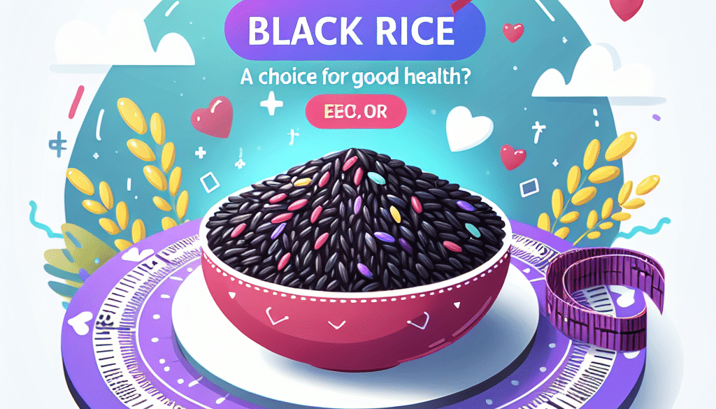 ls black rice good for belly fat?