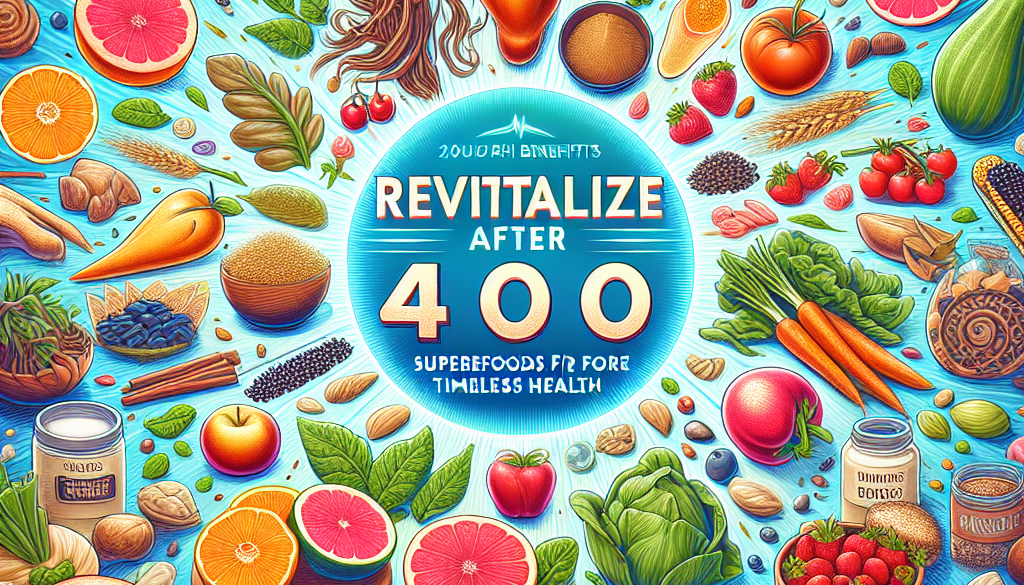 Revitalize After 40: Superfoods for Timeless Health