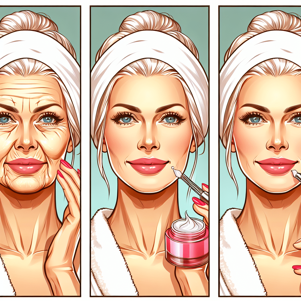 How do you make older skin look younger?