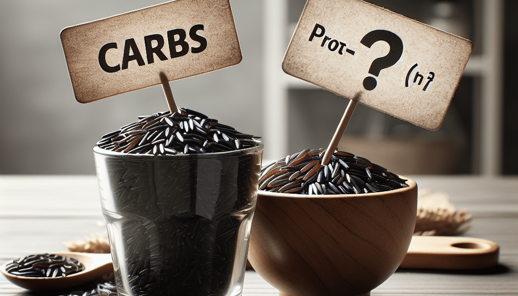 Is black rice a carb or protein?