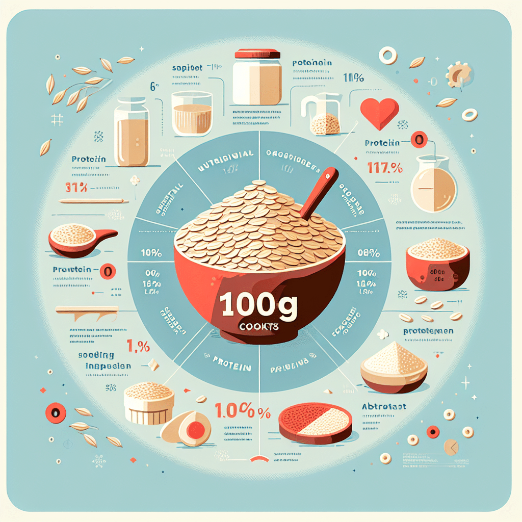 How Much Protein Is In 100g Of Cooked Oats?