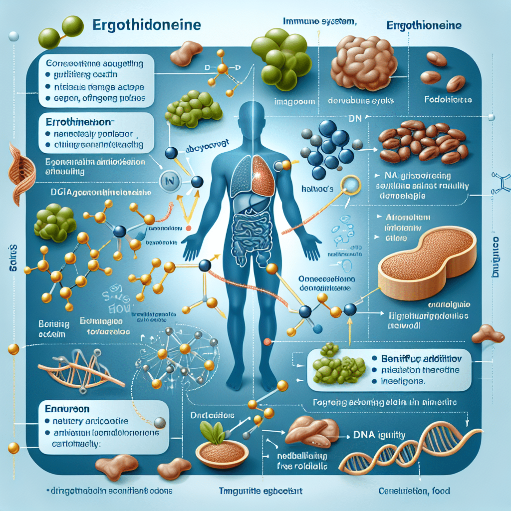 What does ergothioneine do in the body?