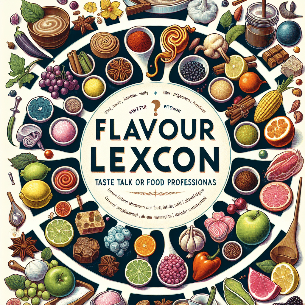 Flavor Lexicon: Taste Talk for Food Professionals