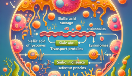 What is the cause of sialic acid storage disease?