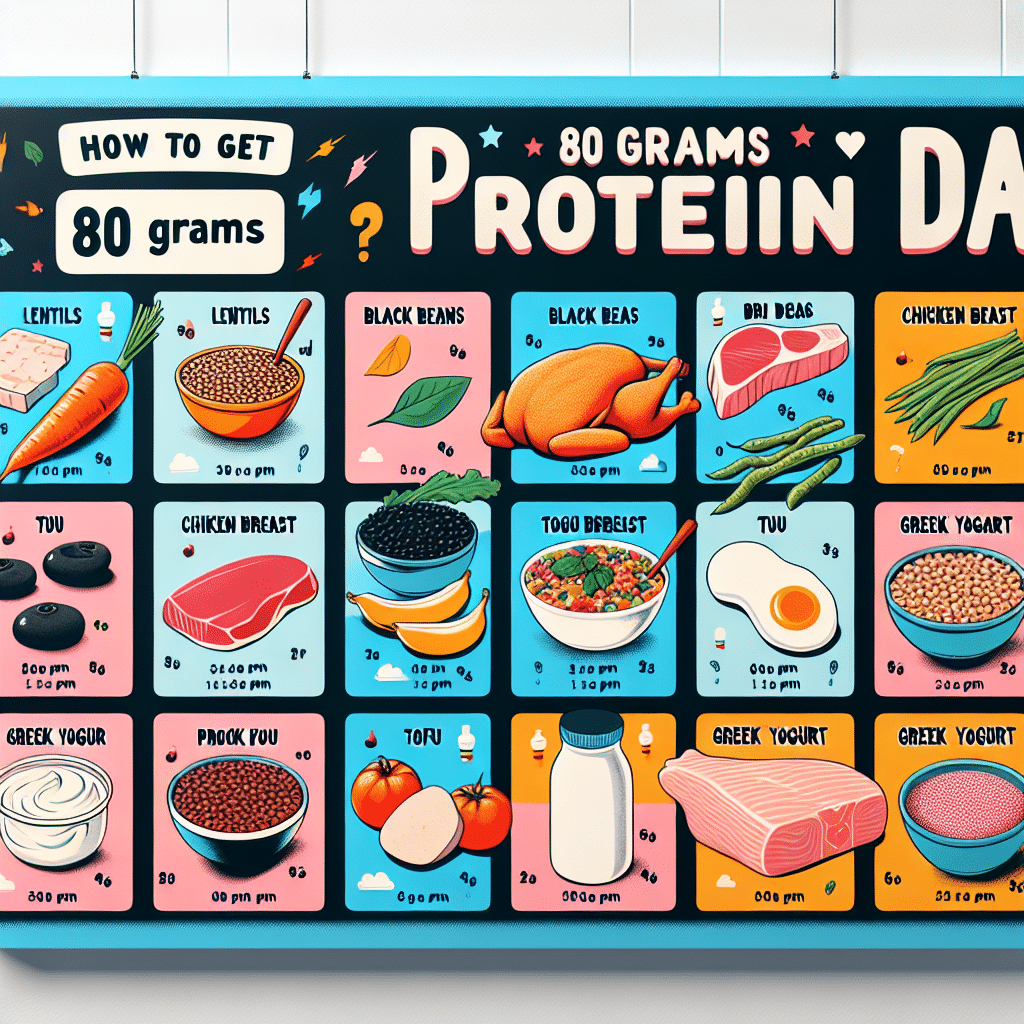 How To Get 8Og Of Protein A Day?