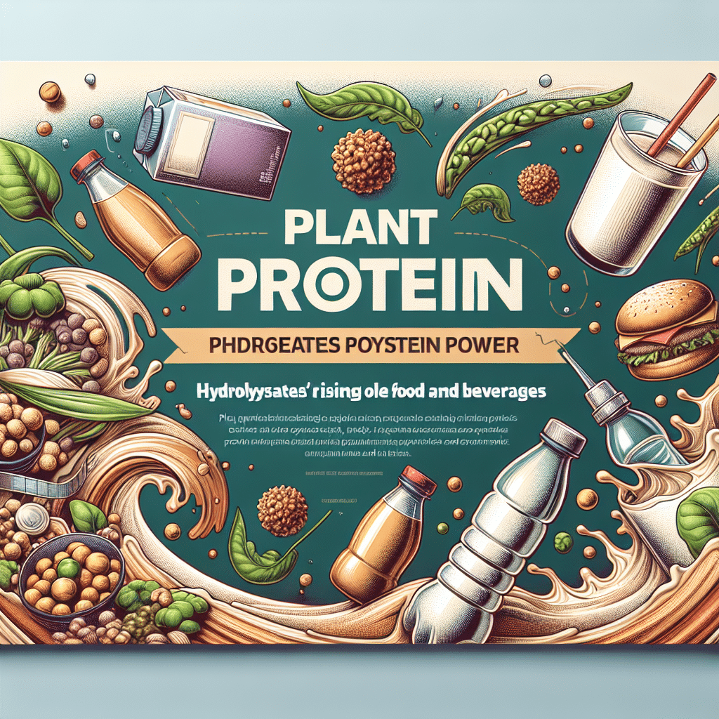 Plant Protein Power: Hydrolysates' Rising Role in Food and Beverages