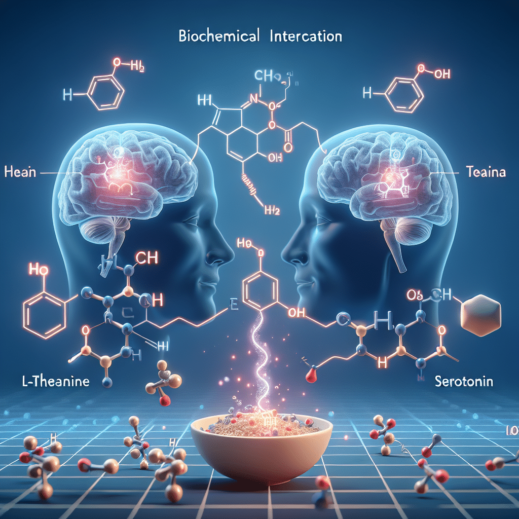 Does L-theanine increase serotonin?