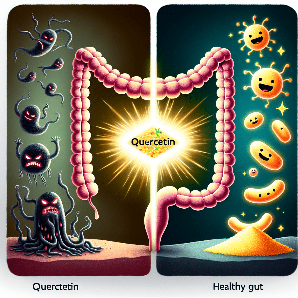 Does quercetin improve gut health?