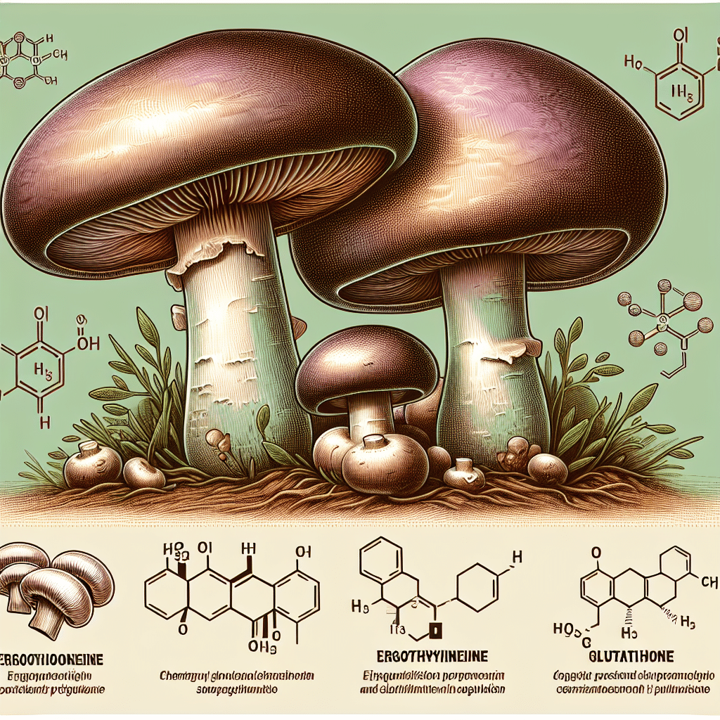 Ergothioneine and Glutathione Portabello Mushrooms: Health Benefits