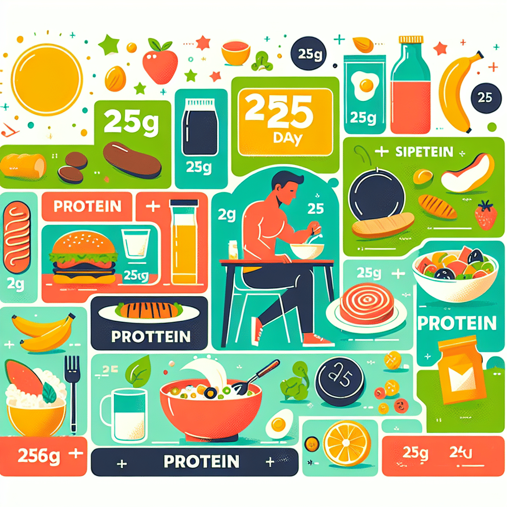 How To Eat 25G Of Protein A Day?