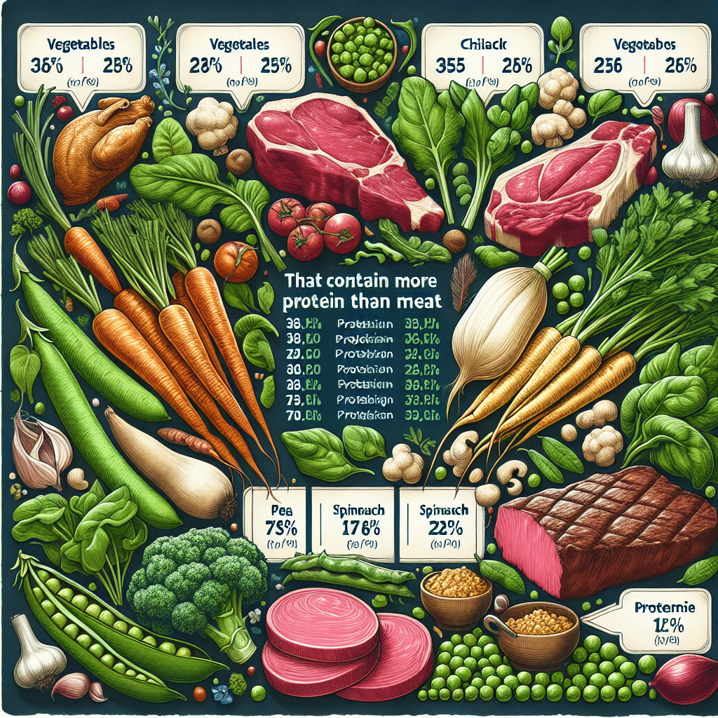 What Vegetables Have More Protein Than Meat?