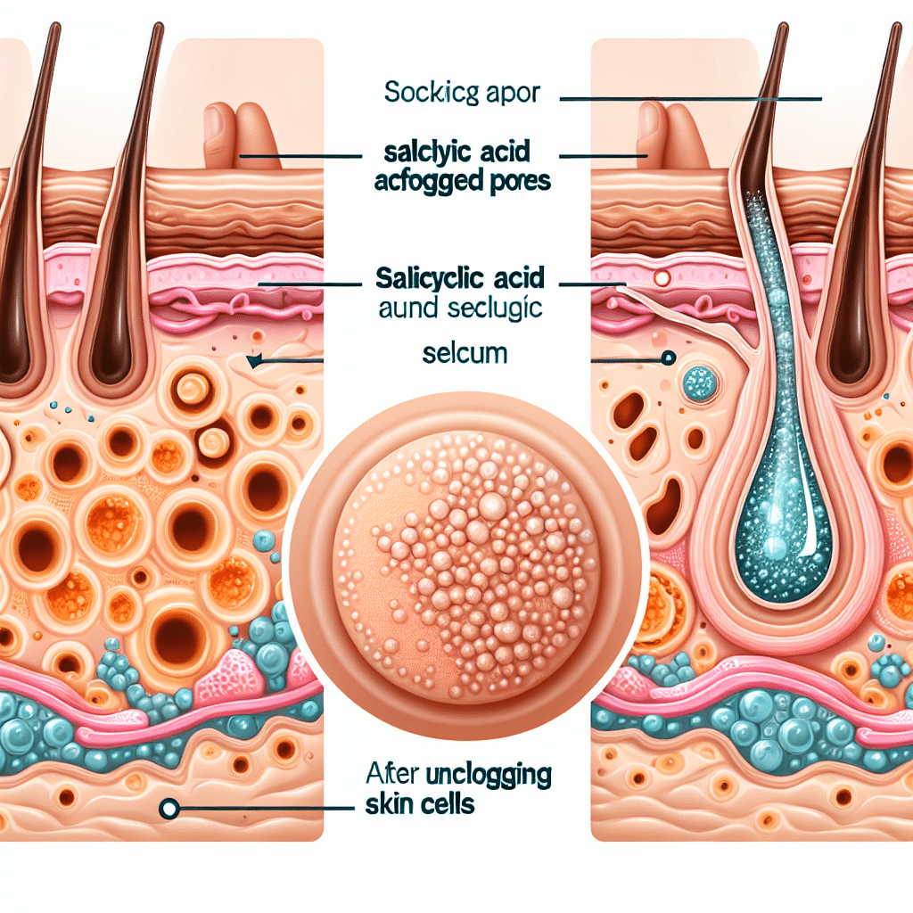 What does salicylic acid do to skin?