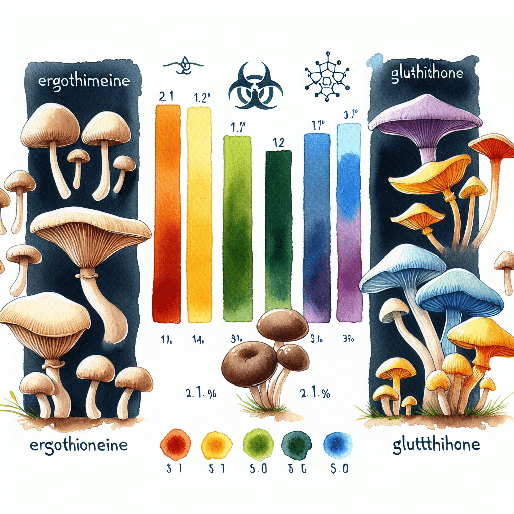 Ergothioneine and Glutathione Levels in Mushrooms: Health Benefits