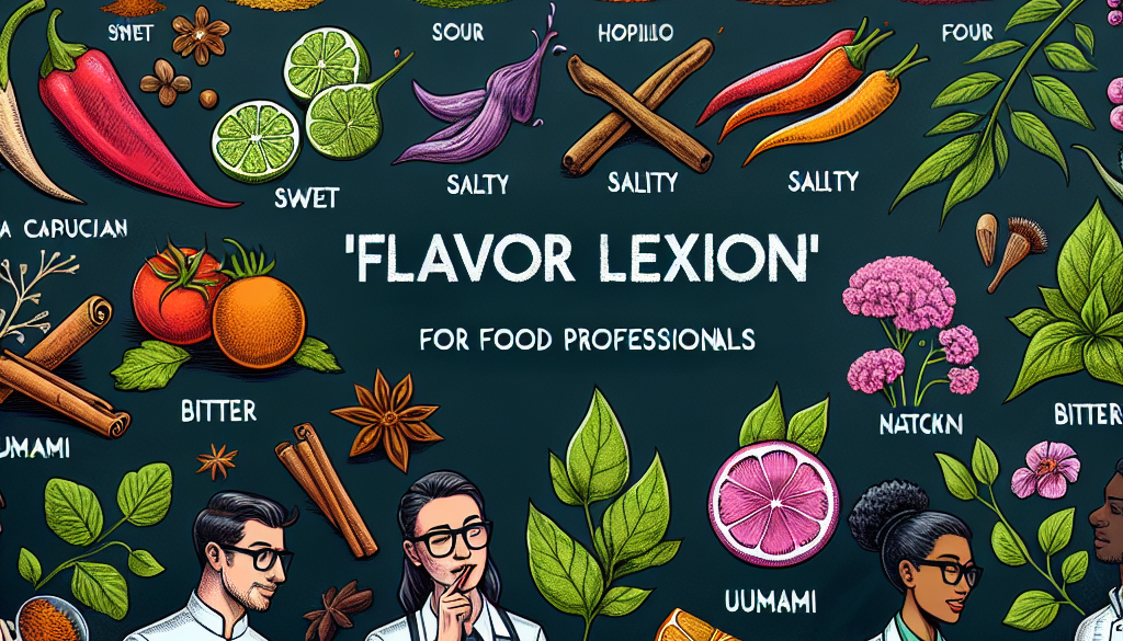 Flavor Lexicon: Taste Talk for Food Professionals