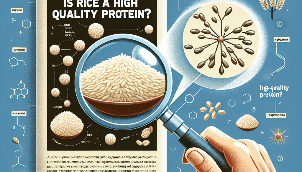 Is Rice A High Quality Protein?