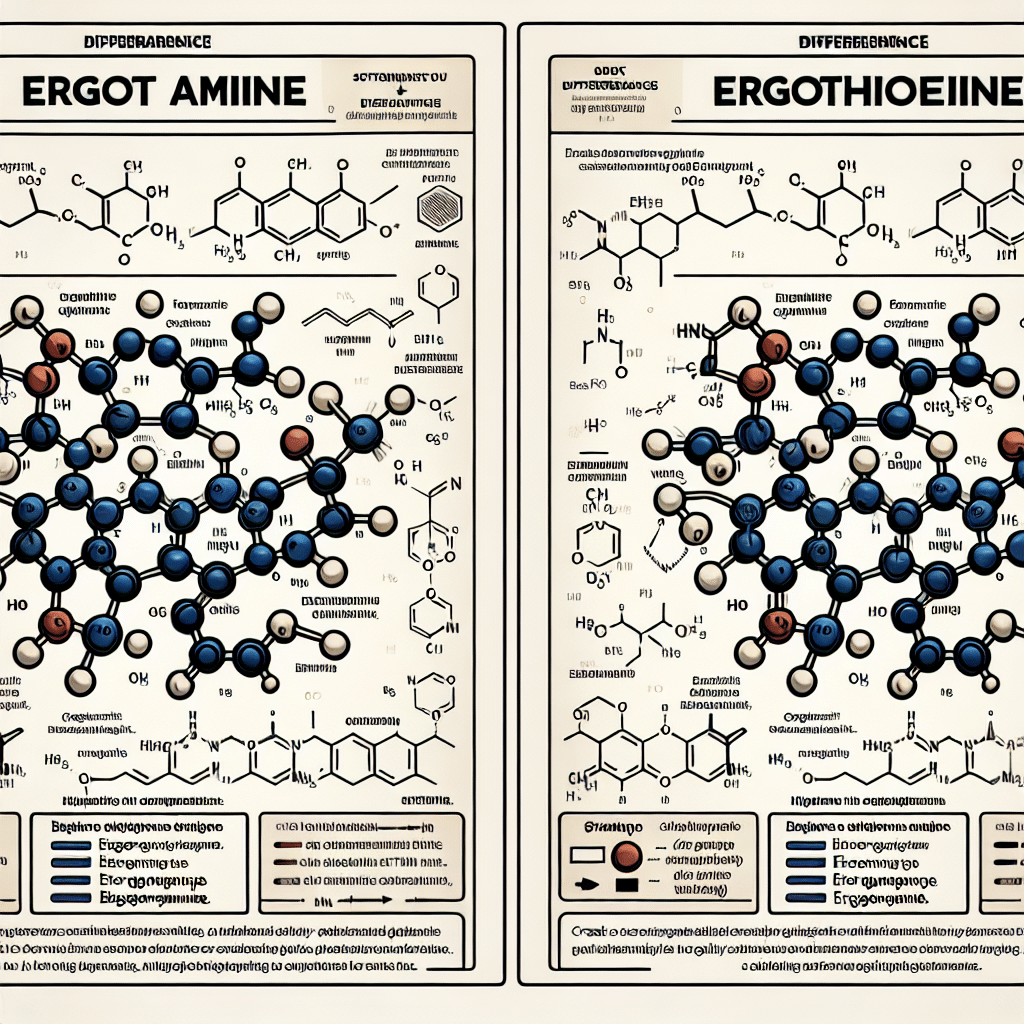 Ergotamine vs Ergothioneine: Key Differences