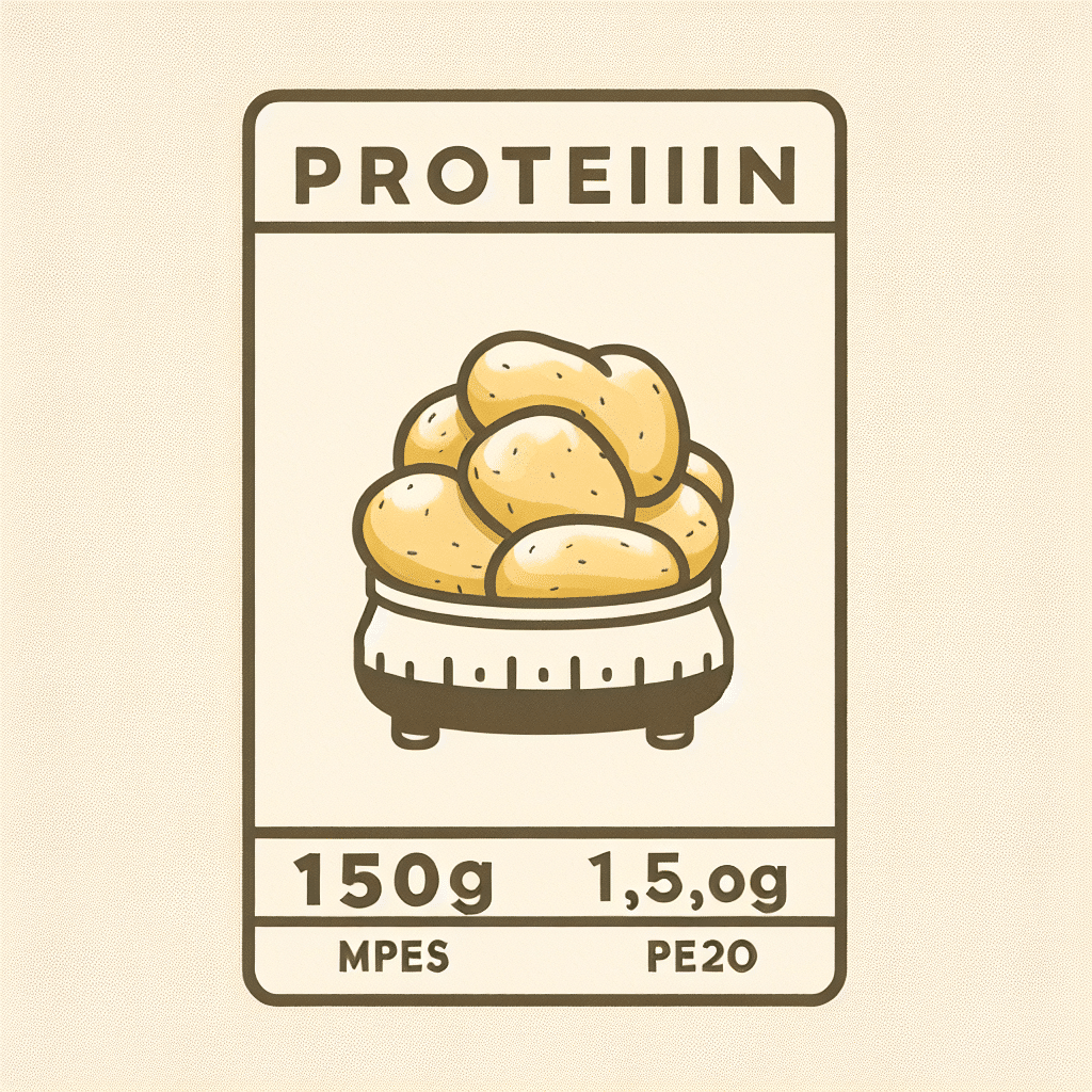 How Much Protein Is In 150G Of Boiled Potatoes?